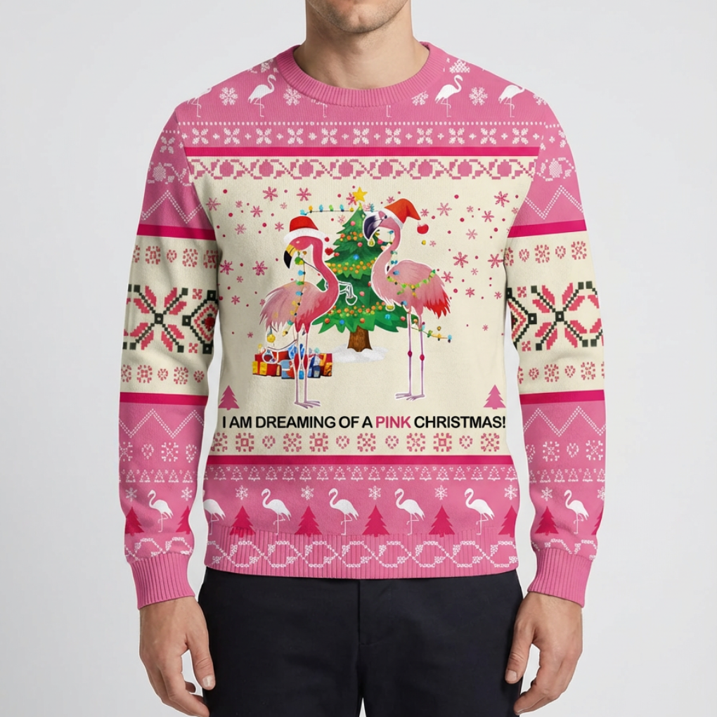 Festive Frog Graphic Holiday Sweater for Men