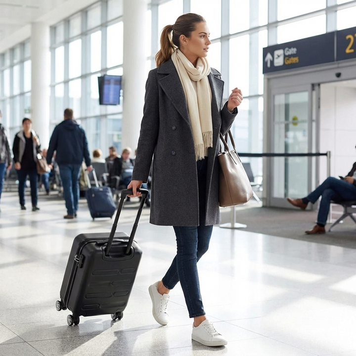 Hard-Shell Compact Carry-On Suitcase