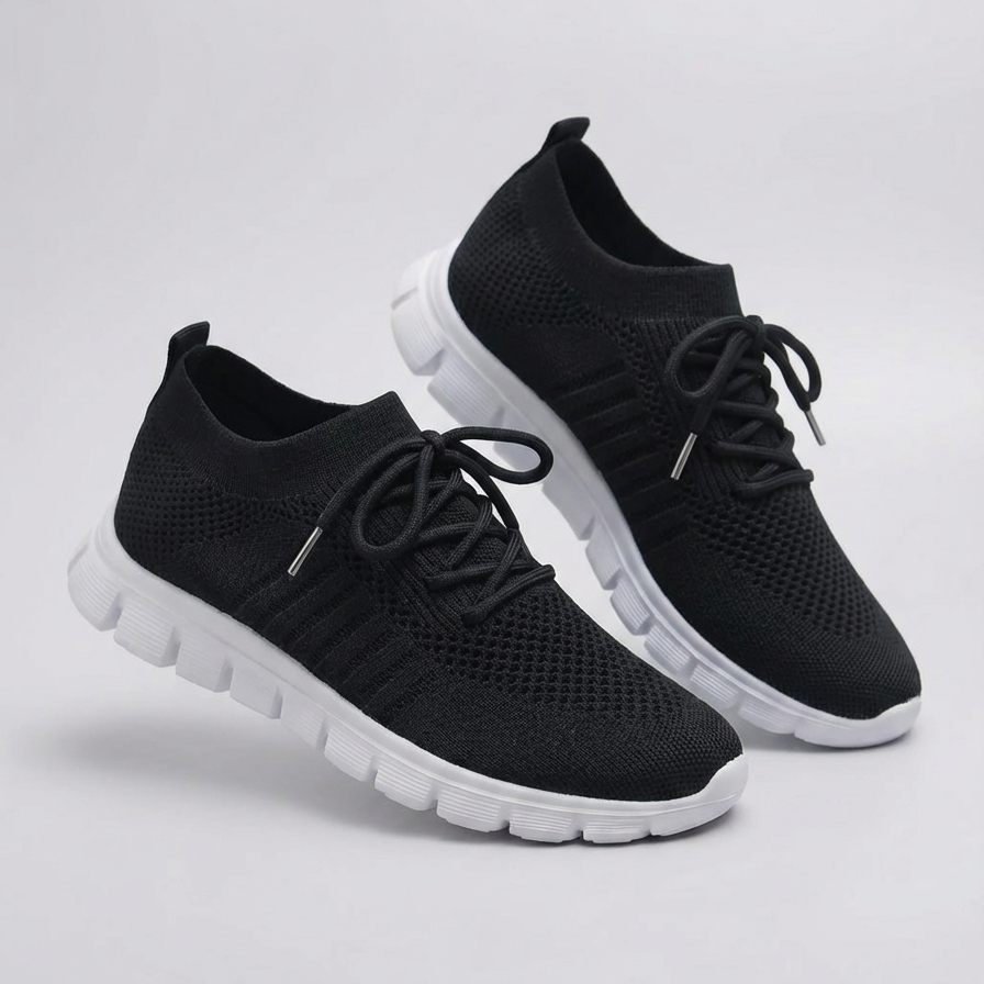 Lace-Up Knit Sneaker For Women