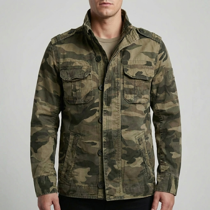 Camouflage Military Field Jacket For Men