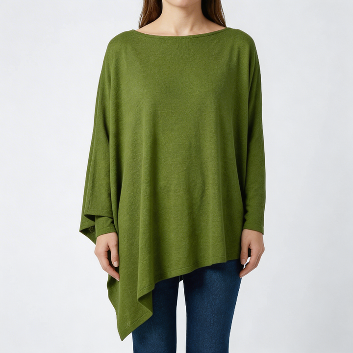 Long Sleeve Asymmetric Hem Shirt for Women