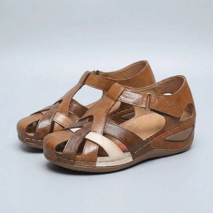 Woven Strap Wedge Sandal for Women