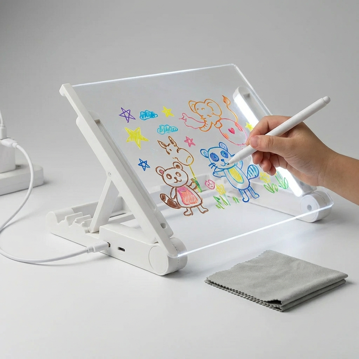 Illuminated LED Drawing Board For Kids