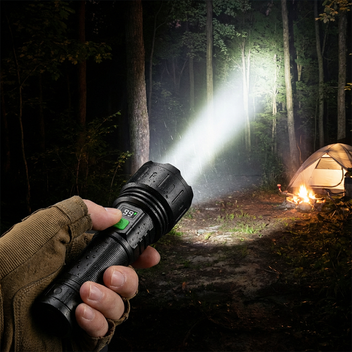 High-Output Rechargeable LED Flashlight
