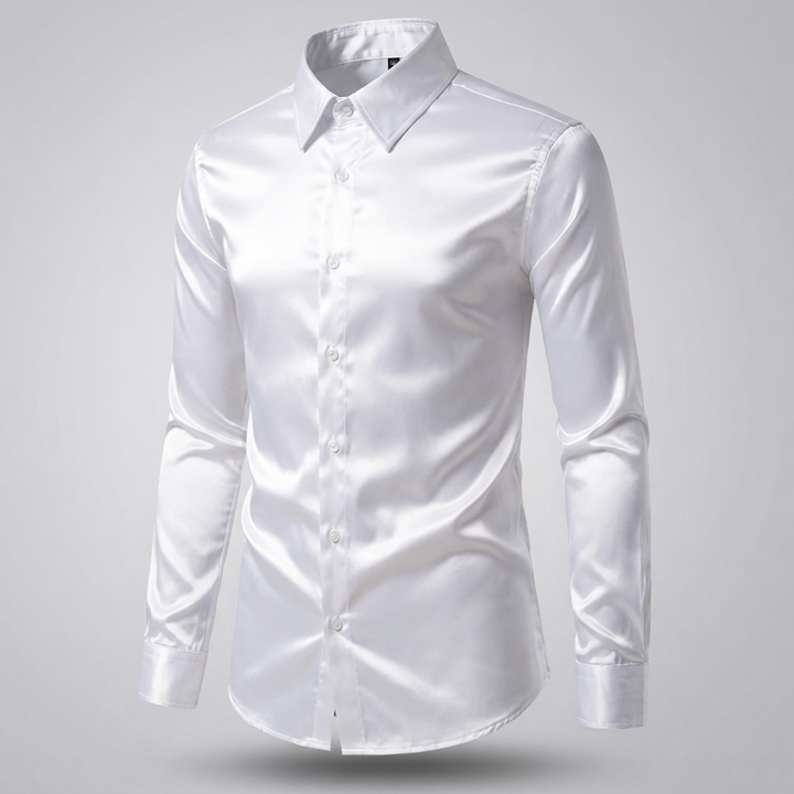 Shiny Business-Style Long Sleeves for Men