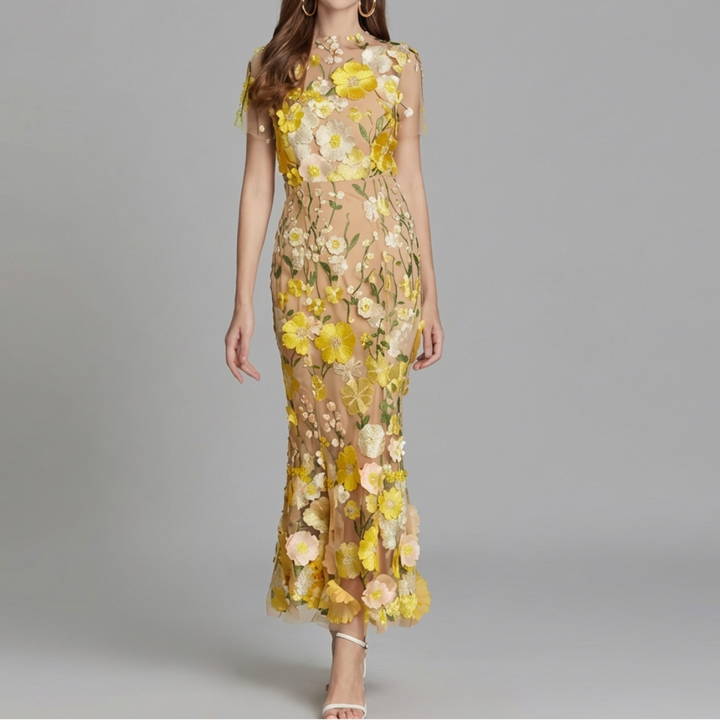 Women’s Summer Embroidered Lace Prom Dress