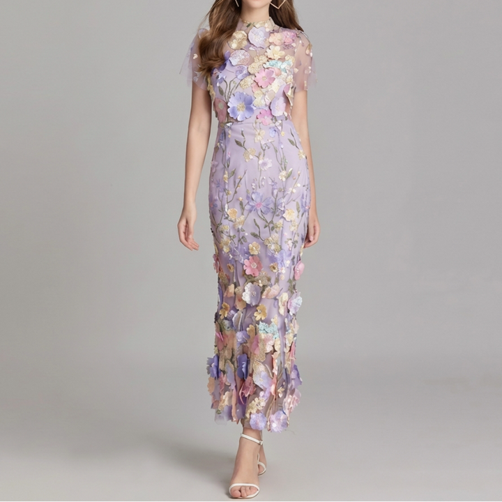 Women’s Summer Embroidered Lace Prom Dress