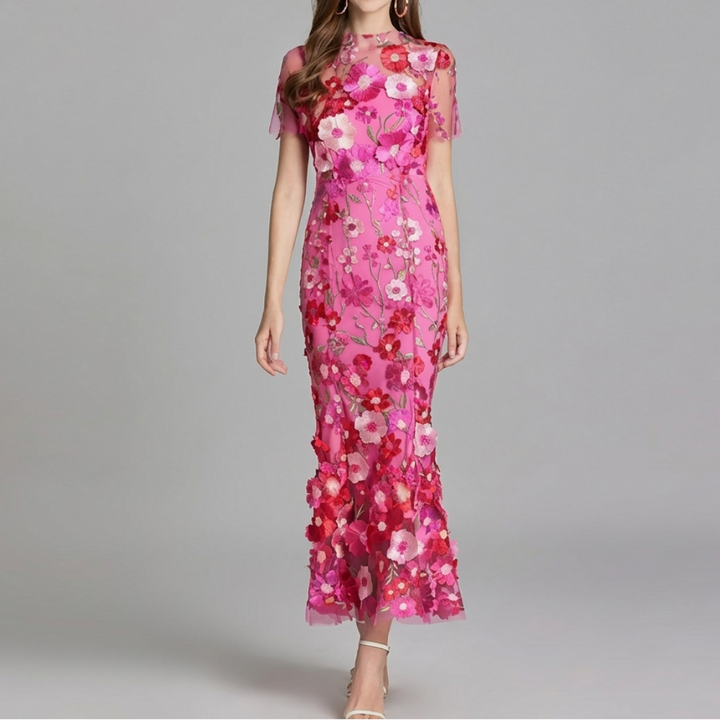 Women’s Summer Embroidered Lace Prom Dress