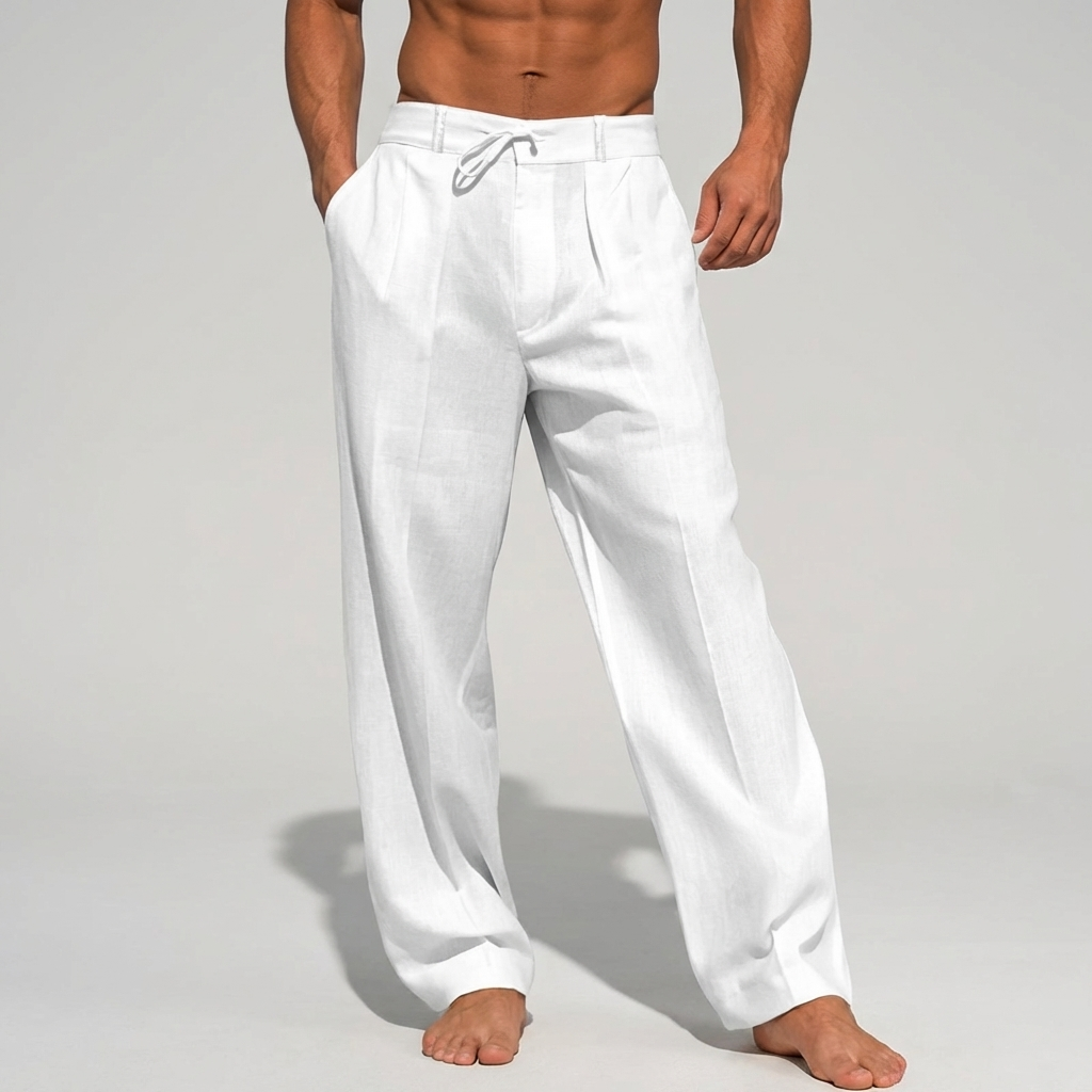 Men’s Elegant Summer Linen Trousers