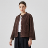 Corduroy Stitch Detail Jacket for Women