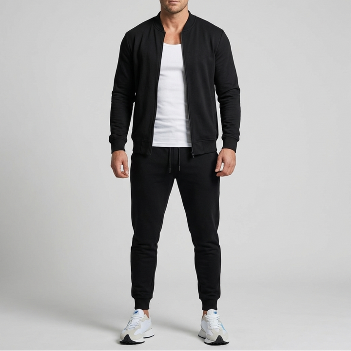 Men’s Zip-Up Jacket and Pants Set