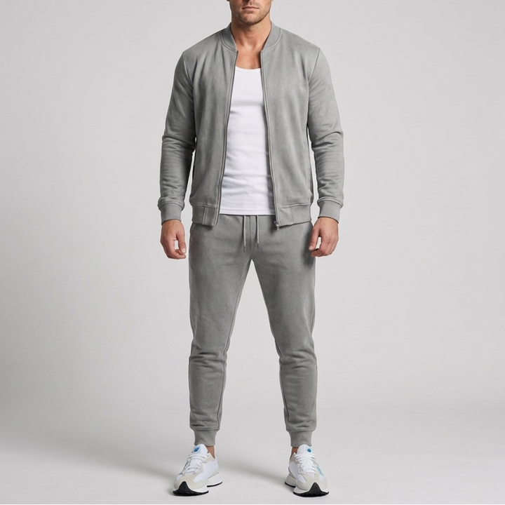 Men’s Zip-Up Jacket and Pants Set