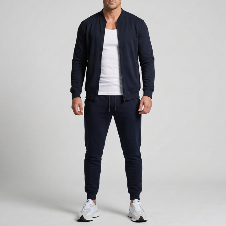 Men’s Zip-Up Jacket and Pants Set