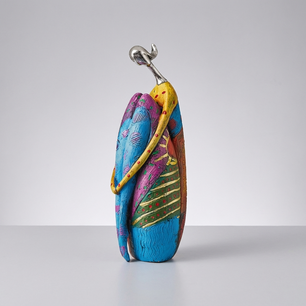 Modern Artistic Abstract Female Resin Sculpture