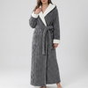 Ultimate Women’s Thick Hooded Flannel Bathrobe