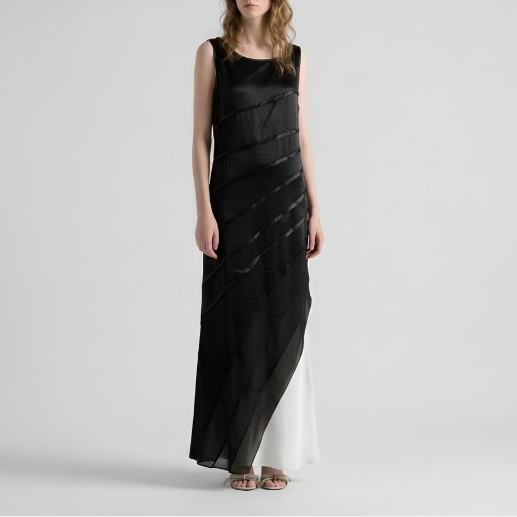 Layered Ombre Maxi Dress for Women