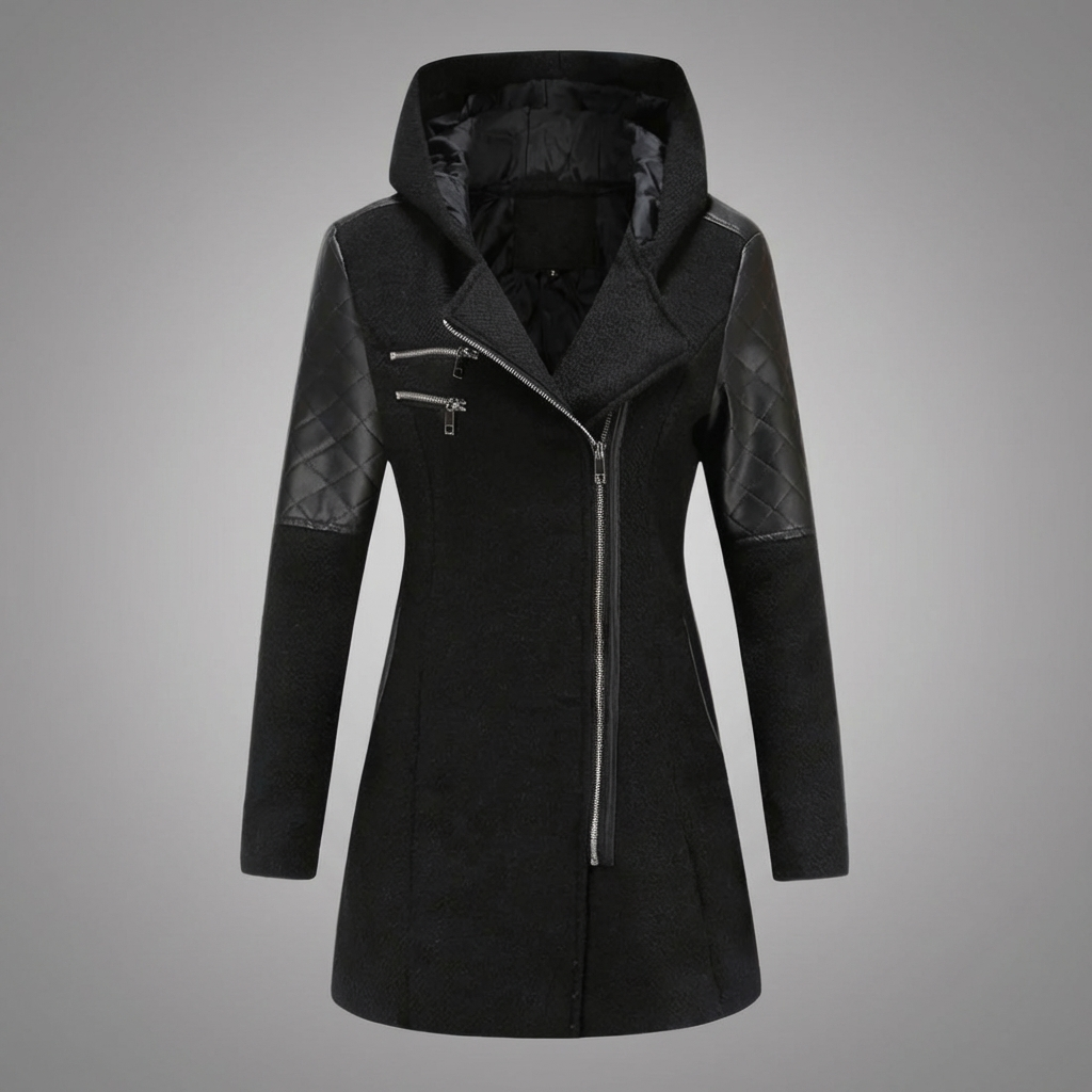 Long Winter Coat with Hood for Women