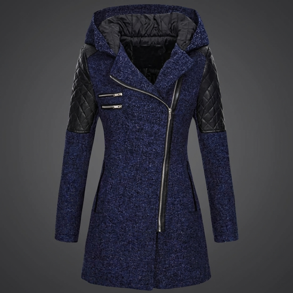 Long Winter Coat with Hood for Women