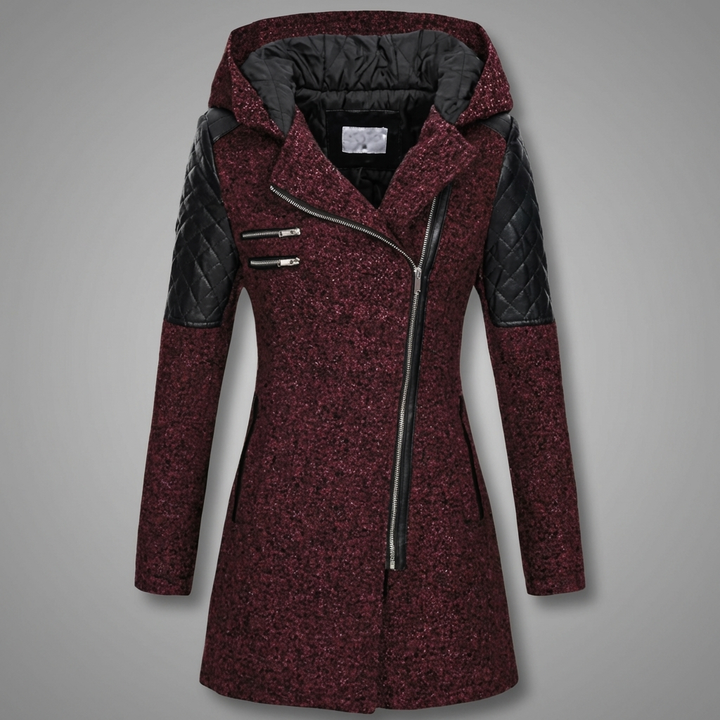 Long Winter Coat with Hood for Women