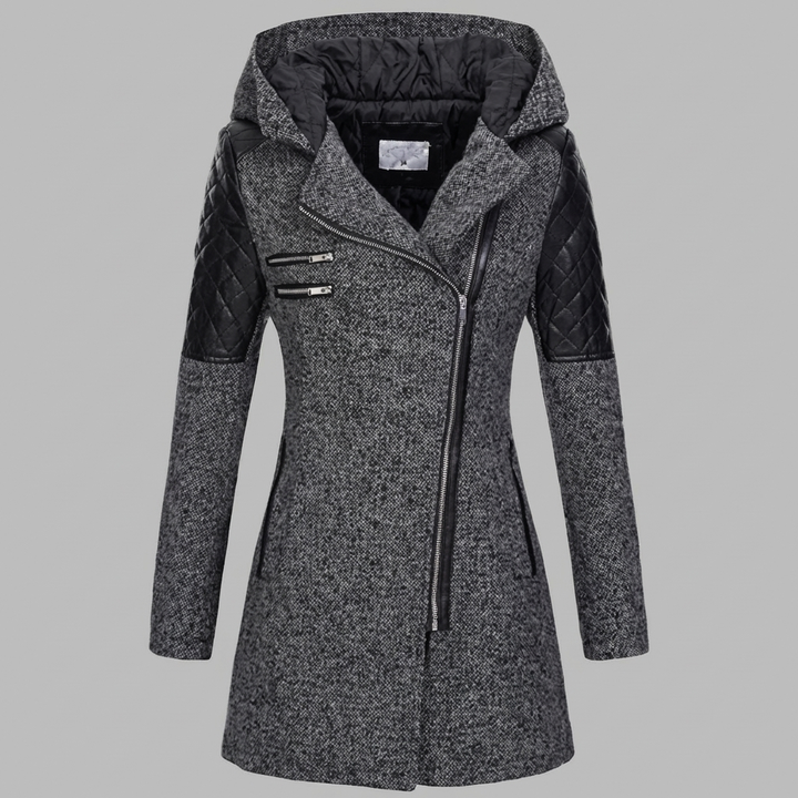 Long Winter Coat with Hood for Women