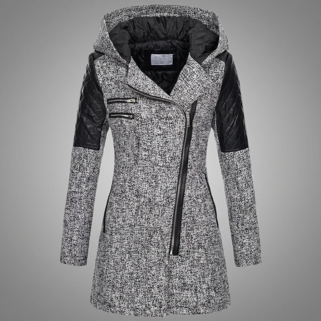 Long Winter Coat with Hood for Women