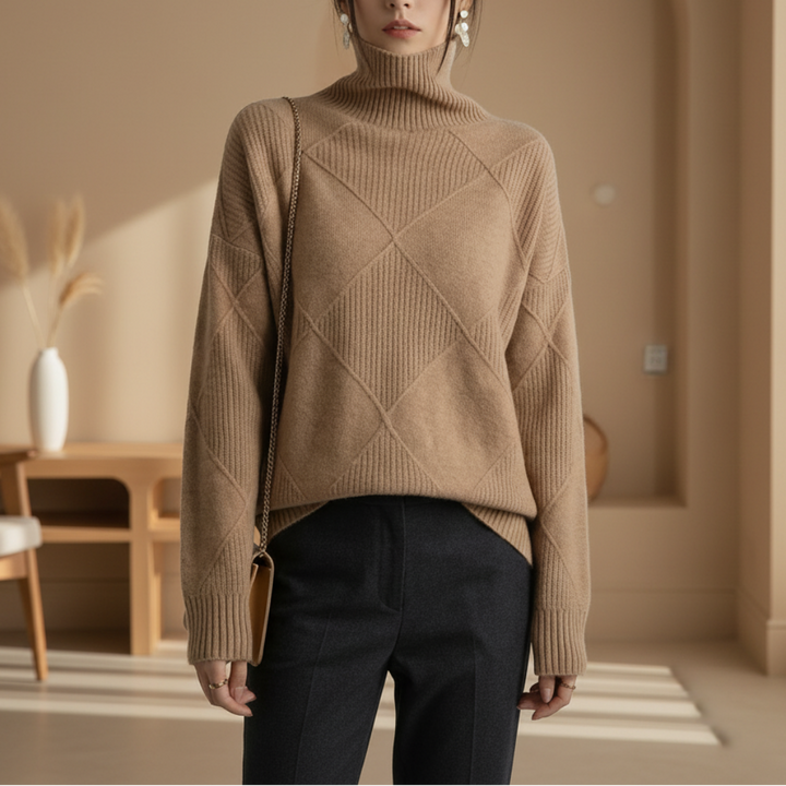Women's fine Turtleneck Sweater