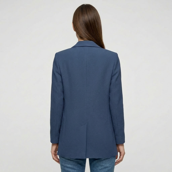 Veltona - Open-Front Women's Long Blazer
