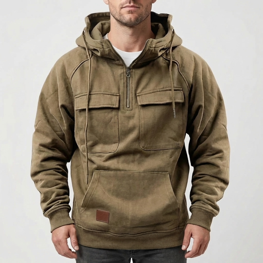Hooded with Pocket - Jacket For Men