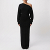 Off-Shoulder Long Knit Dress