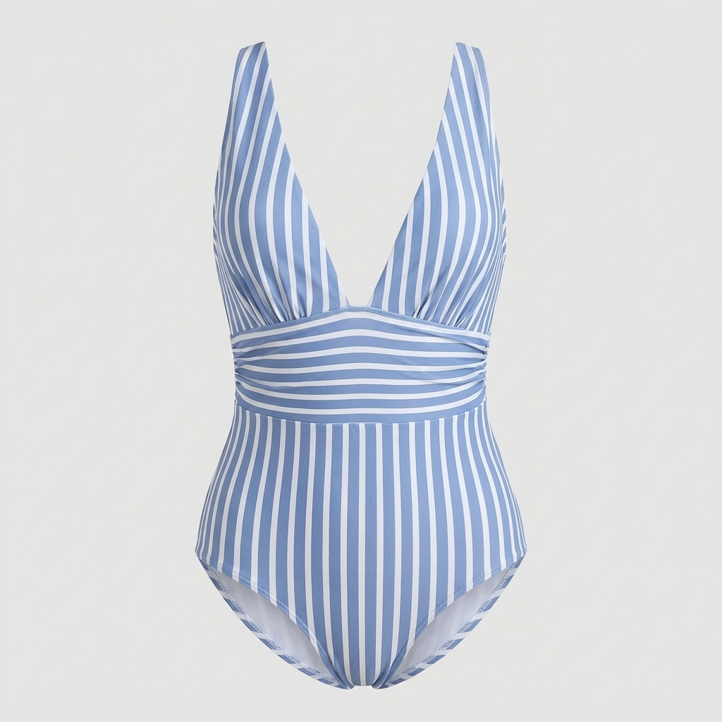 Striped Swimsuit for Women
