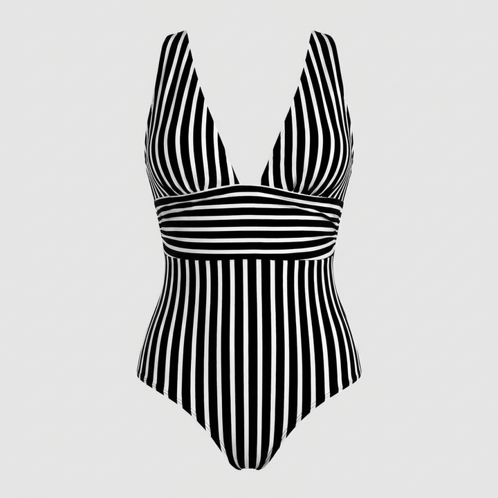 Striped Swimsuit for Women