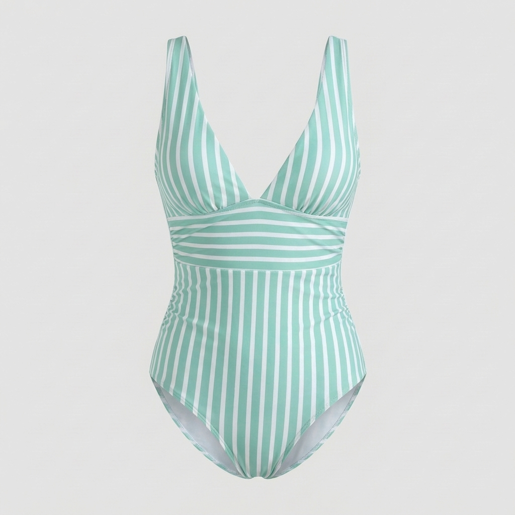 Striped Swimsuit for Women