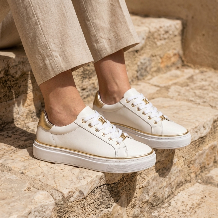 Lace-Up Platform Sneaker For Women