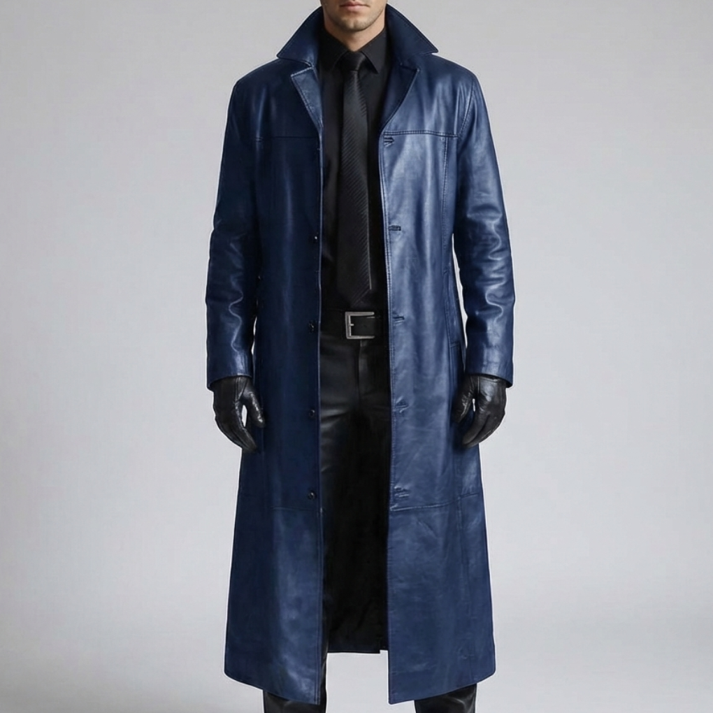Leather Winter Coat for Men