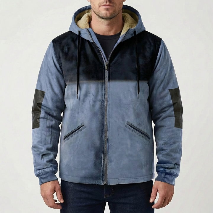 Hooded Zip-Up Jacket For Men