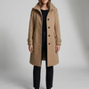 Clarisca - Semi-Fitted Mid-Thigh Trench Coat