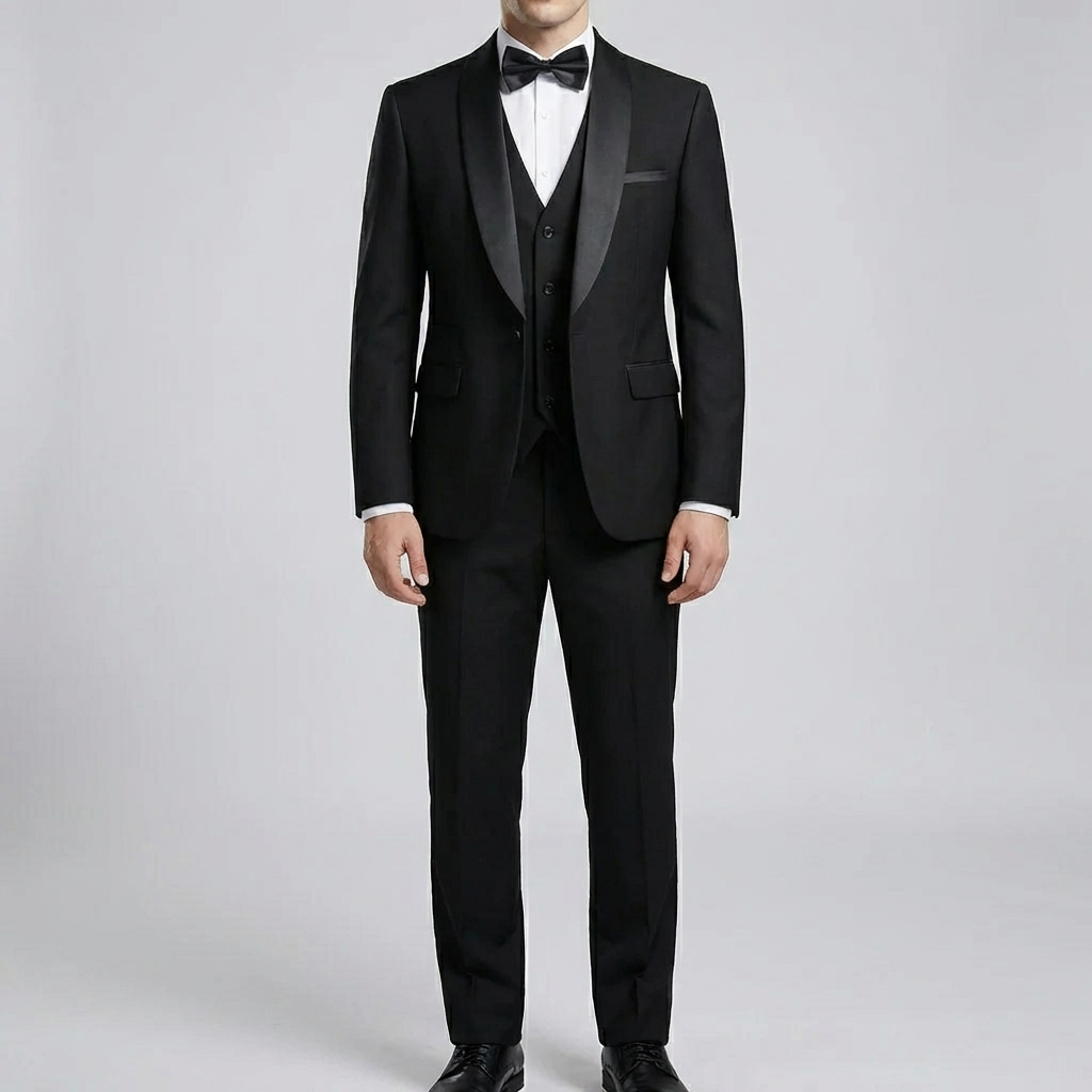 Slim Fit 3-Piece Formal Suit Set