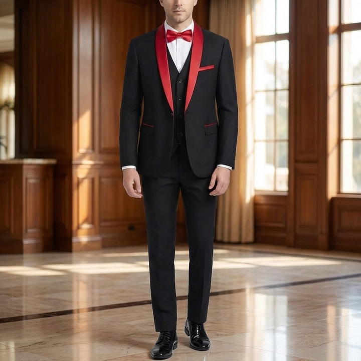 Slim Fit 3-Piece Formal Suit Set