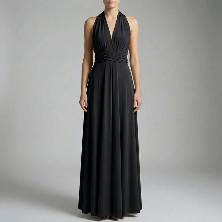 Adjustable Wrap Midi Dress For Women