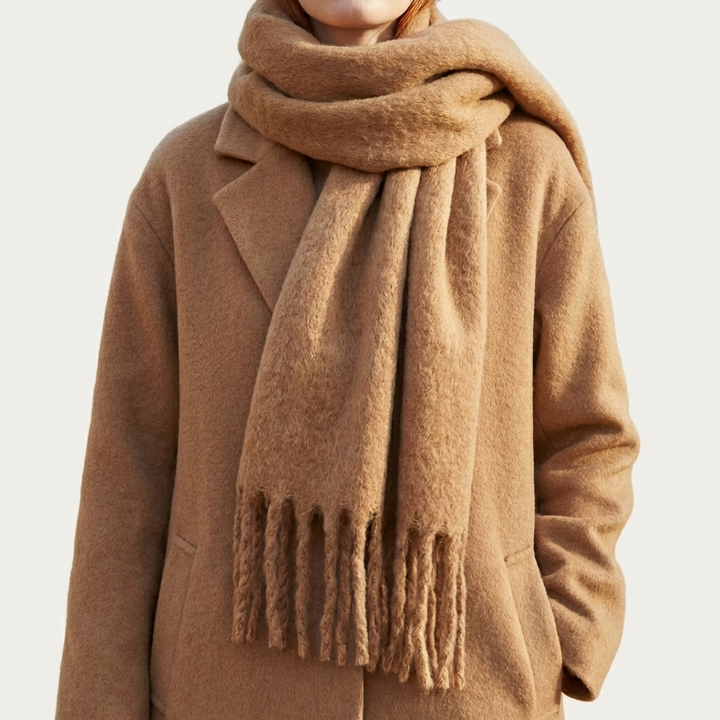Long Tassel Fringe Wrap Scarf