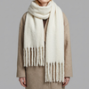 Long Tassel Fringe Wrap Scarf