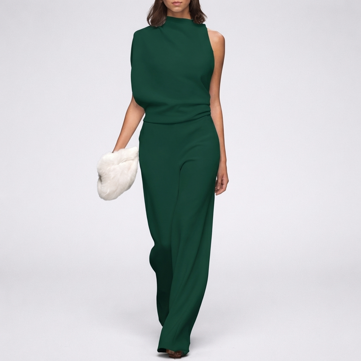 Sleeveless Jumpsuit with Open Back for Women