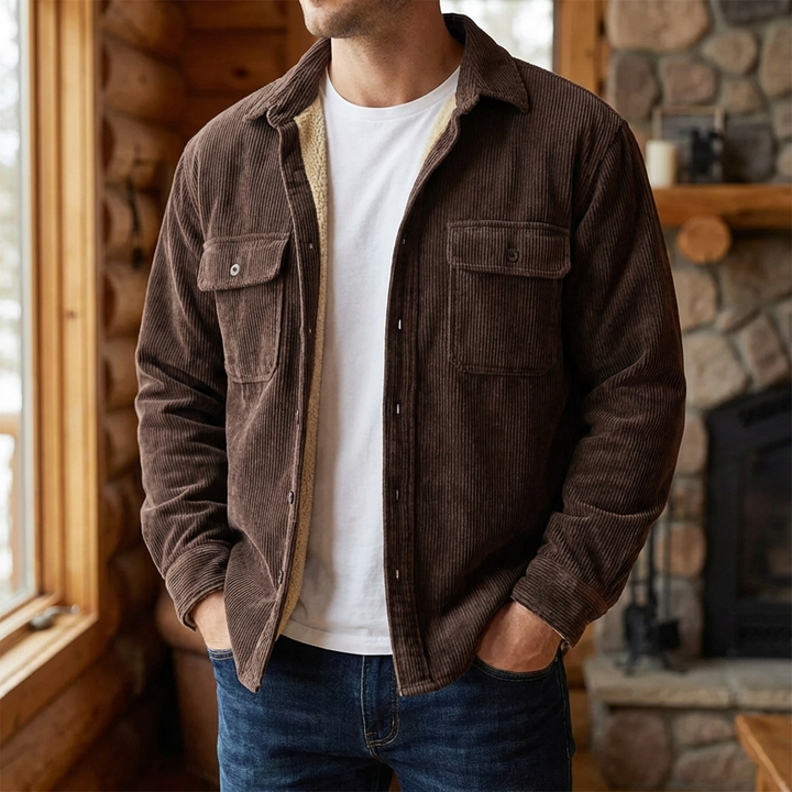 Warm Vintage Casual Jacket for Men
