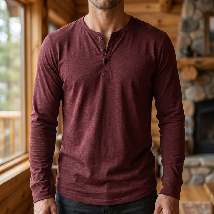 Breatable Casual Long-Sleeve for Men