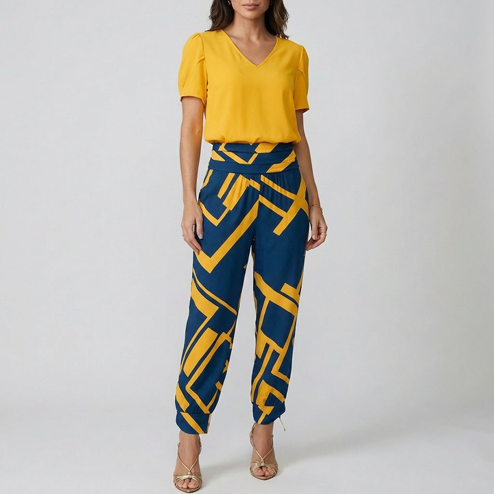 Stylish Printed Chic Jumpsuit for Women