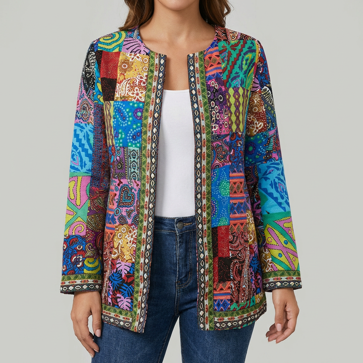 Retro-Inspired Knitted Cardigan