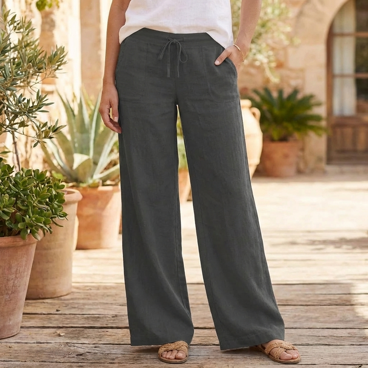 Women's Linen Casual Loose Summer Trousers