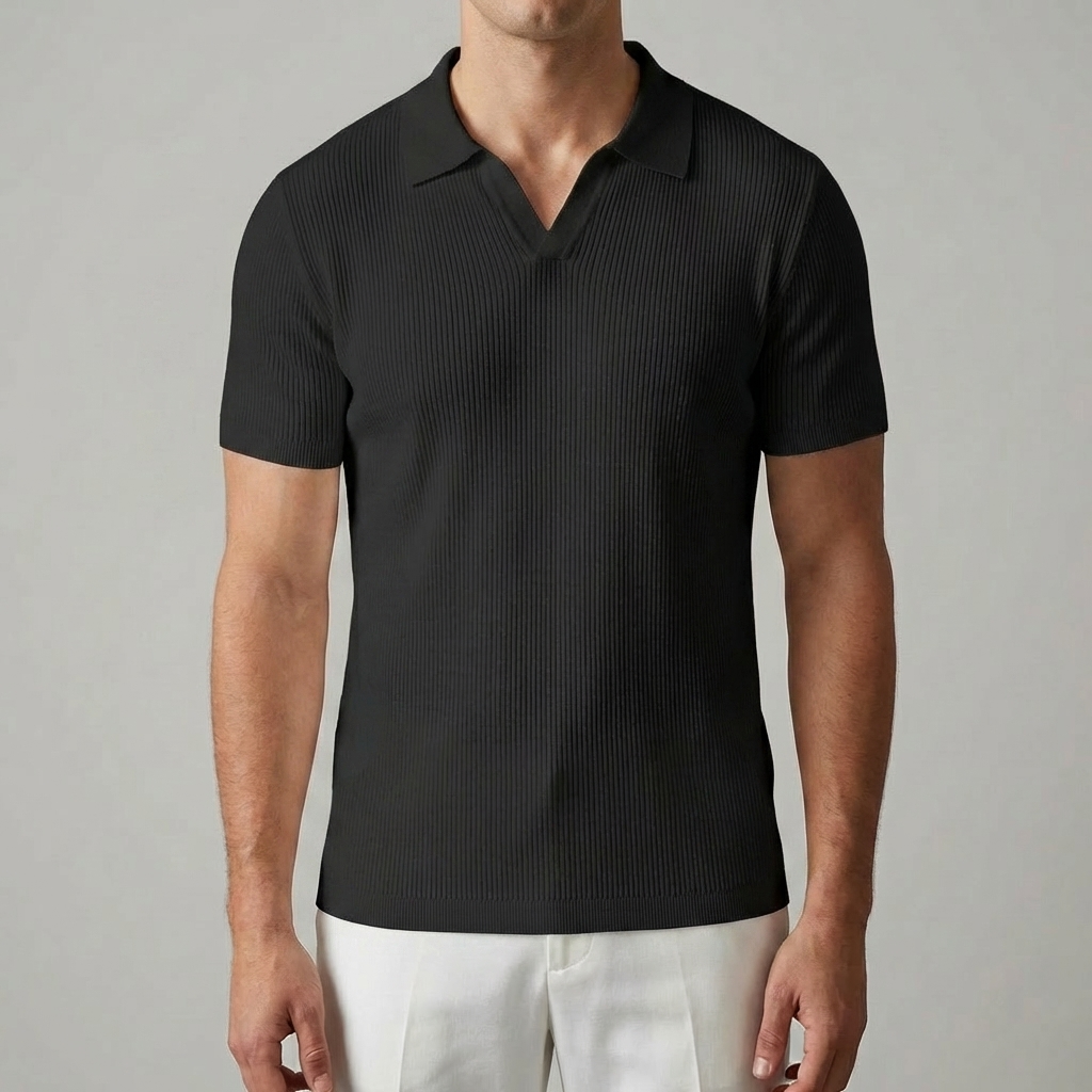 Casual Without Buttons Polo Shirt for Men