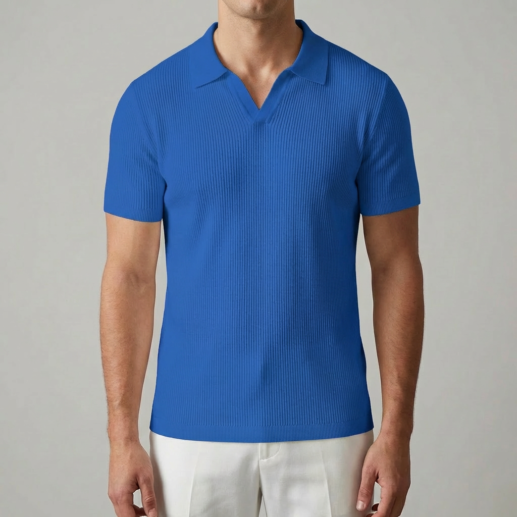 Casual Without Buttons Polo Shirt for Men