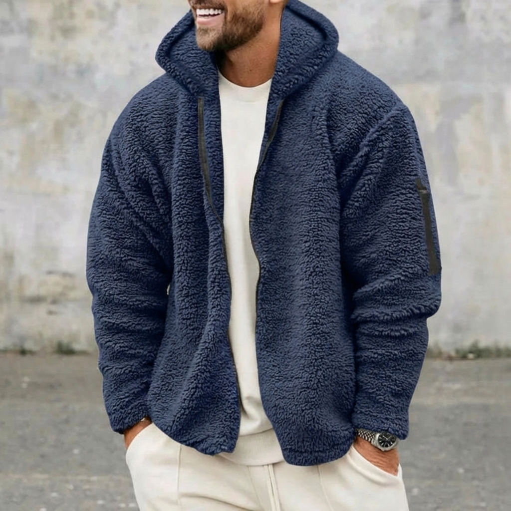Reversible Fleece Jacket for Men
